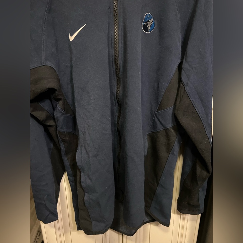 NBA Nike Minnesota Timberwolves Full Zip Hoodie Jacket Mens L